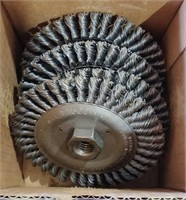 5" STEEL WIRE WHEELS FOR ANGLE GRINDER