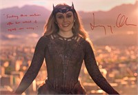 Autograph Signed Scarlet Witch Poster