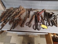 Pipe wrenches and shears