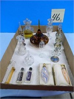 Approx. (15) Misc. Perfume Bottles w/ Stoppers,