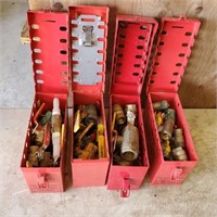 4 Locking Boxes w Ball Valves