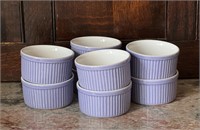 Eight Emile Henry Lavender Bakeware Ramekins