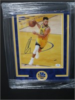 Curry Signed Framed 8x10 Photo FSG COA