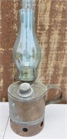 Vintage copper oil lamp