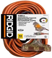 RIDGID 100 ft. 12/3 Heavy Duty Extension Cord