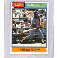 1976 Topps Crease Free Hank Aaron