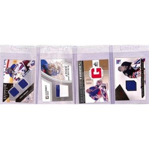 (4) Henrik Lundquist Game Used Jersey Cards