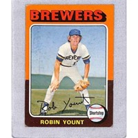1975 Topps Robin Yount Rookie Crease Free