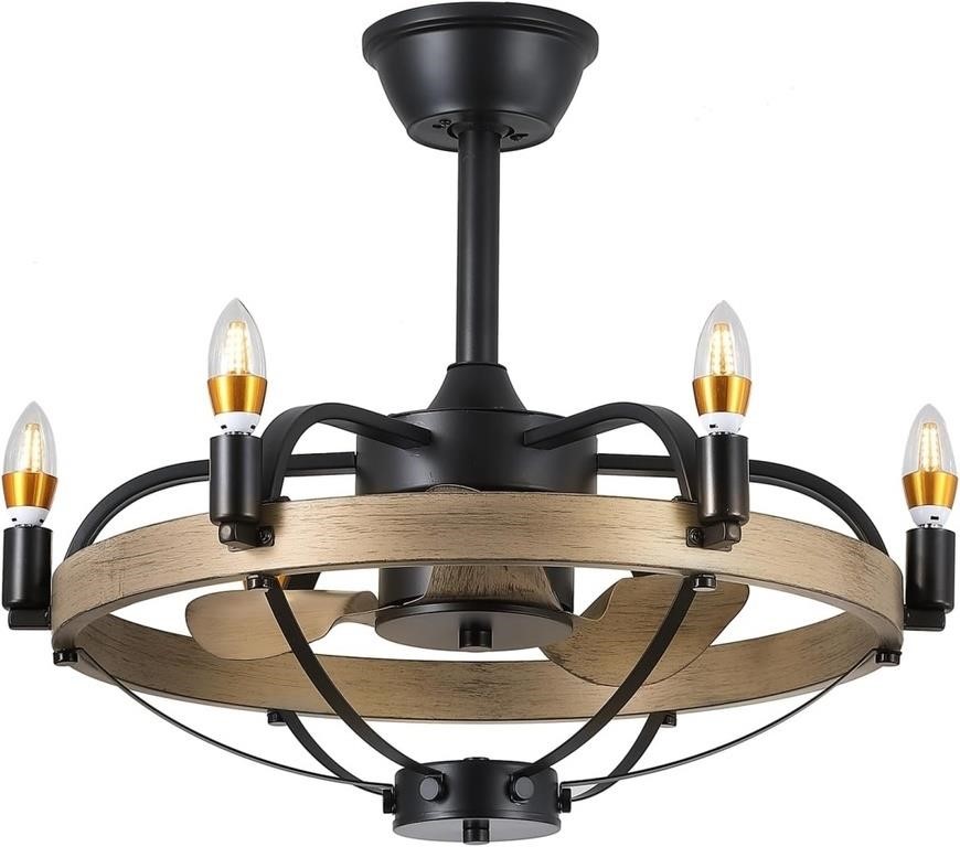 23 Chandelier Ceiling Fans with Lights and Remote