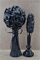 2pc Black Hyacinth & Roses