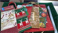 Christmas holiday gift bags