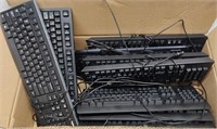 Large Lot of Computer Keyboards