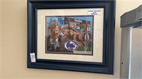 Penn State - hand drawn pencil framed artwork -