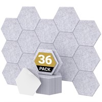 36 Pack Hexagon Acoustic Panels, TONOR 12"x 10"x 0