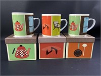 (3) MCM Magpie The Modern Home Mugs w/Boxes