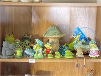 Shelf Full Of Frogs Galore!