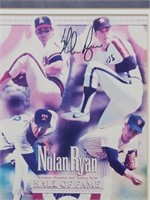 Autographed Nolan Ryan Hall of Fame w/ COA