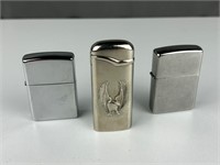 Two nice vintage Zippos Zippo lighters and eagle