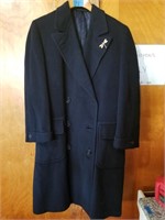 Lady’s 100% Pure Imported Cashmere Coat Navy Blue