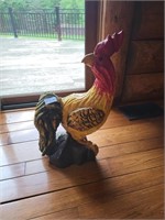 Carved Wooden Rooster 2 feet.tall