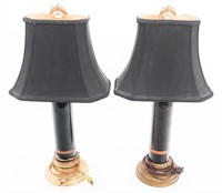 WWI US TRENCH ART LAMPS