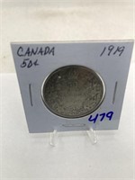 1919 Canada Half Silver