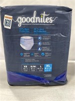 GOODNITES BOYS BEDWETTING UNDERWEAR SIZE XL 21PCS