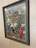 Framed Bird Puzzle - 25" by 31"