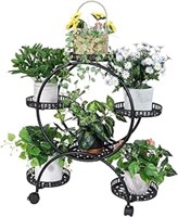 EKBBBYE PLANT STAND Multilayer Wheeled Movable Flo