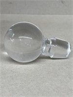 Large glass stopper