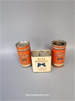 3 Early Blue Ribbon Spice Tins