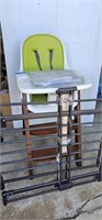 OXO Tote High Chair & Metal Child Gate