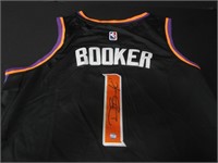 Devin Booker Suns signed jersey COA