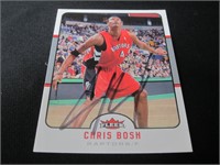 Chris Bosh signed basketball card COA