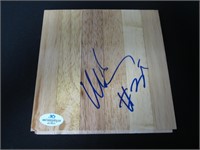 Malik Miller Morgan St. signed wood tile COA