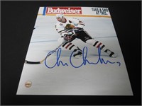 Chris Chelios CHI signed 8x10 photo COA
