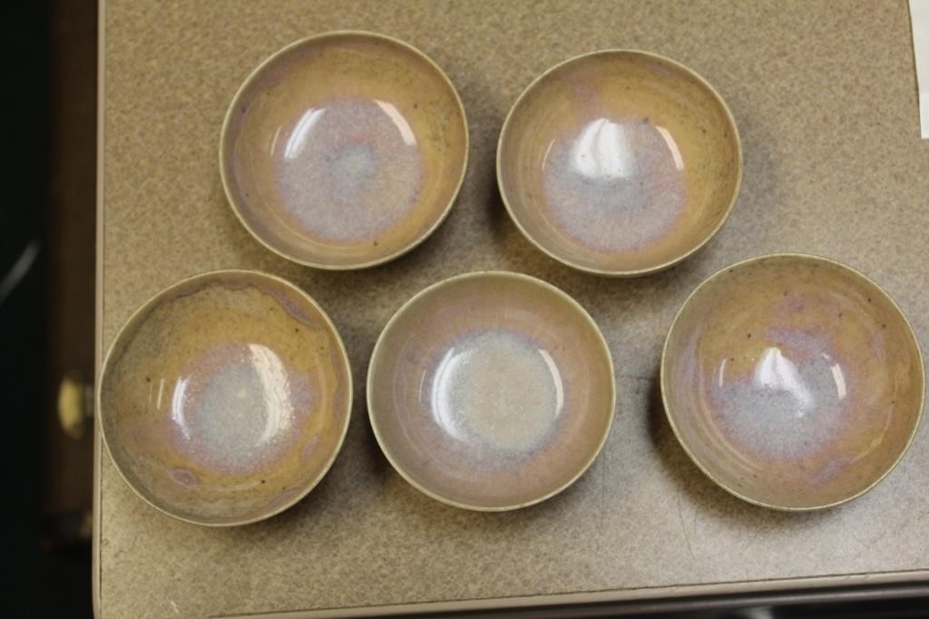 Signed Studio Ceramic Small Bowls