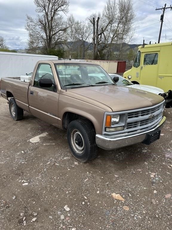 1994 CHEVY 2500 (GOLD) W/ 77,767 MILES, WE COULD