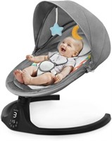 Bioby Baby Swing with 5 Speeds  Bluetooth  Music -