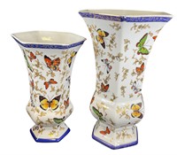 2-Formalities by Baulm Bros Butterfly Vases