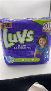 luvs size 4 diapers