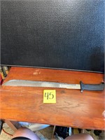 machete serrated survival knife blade