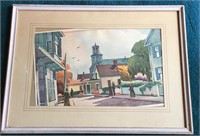 Town Scene by Richard Clarke Hare Picture