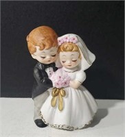 Vintage Lefton Hand Painted Bride and