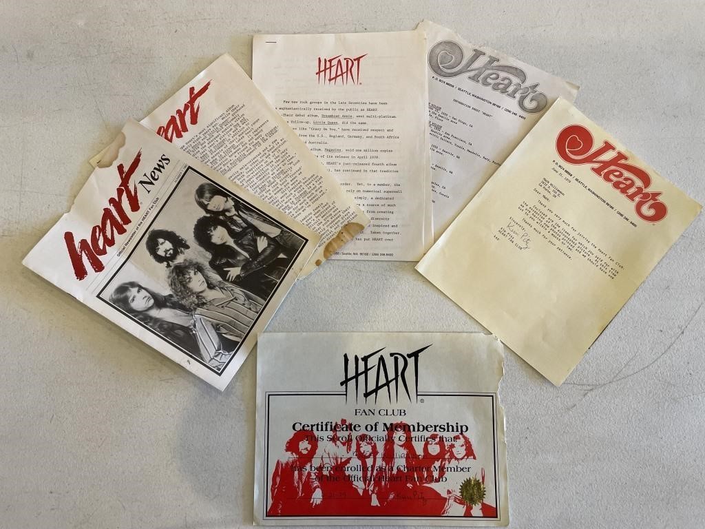 HEART Fan Club Documents (6)