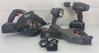 Porter Cable 18v Ni Cad kit 4 tools 2 batts
