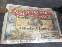 Pelee Island wine poster .