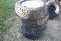 (4) General 265/70R17 Tires