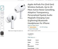 Of3342 AirPods Pro (2nd Generation),Generic