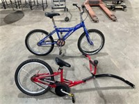 2 Bicycles, Schwin Runabout Tandem Back Half, &